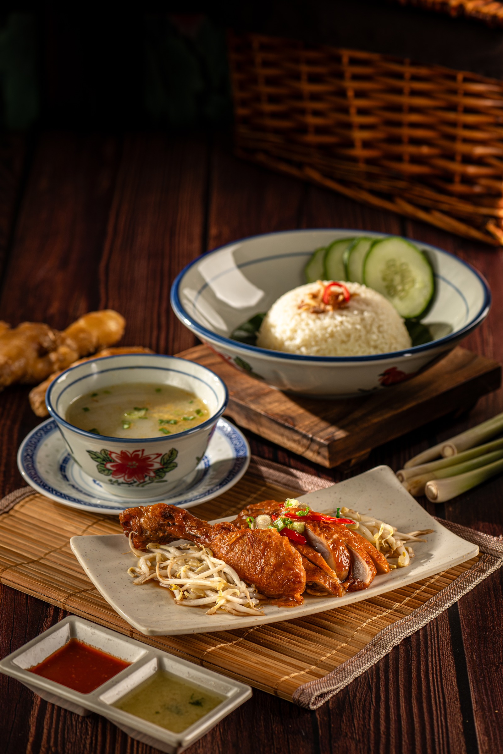 Nasi Kerabu Ayam Percik